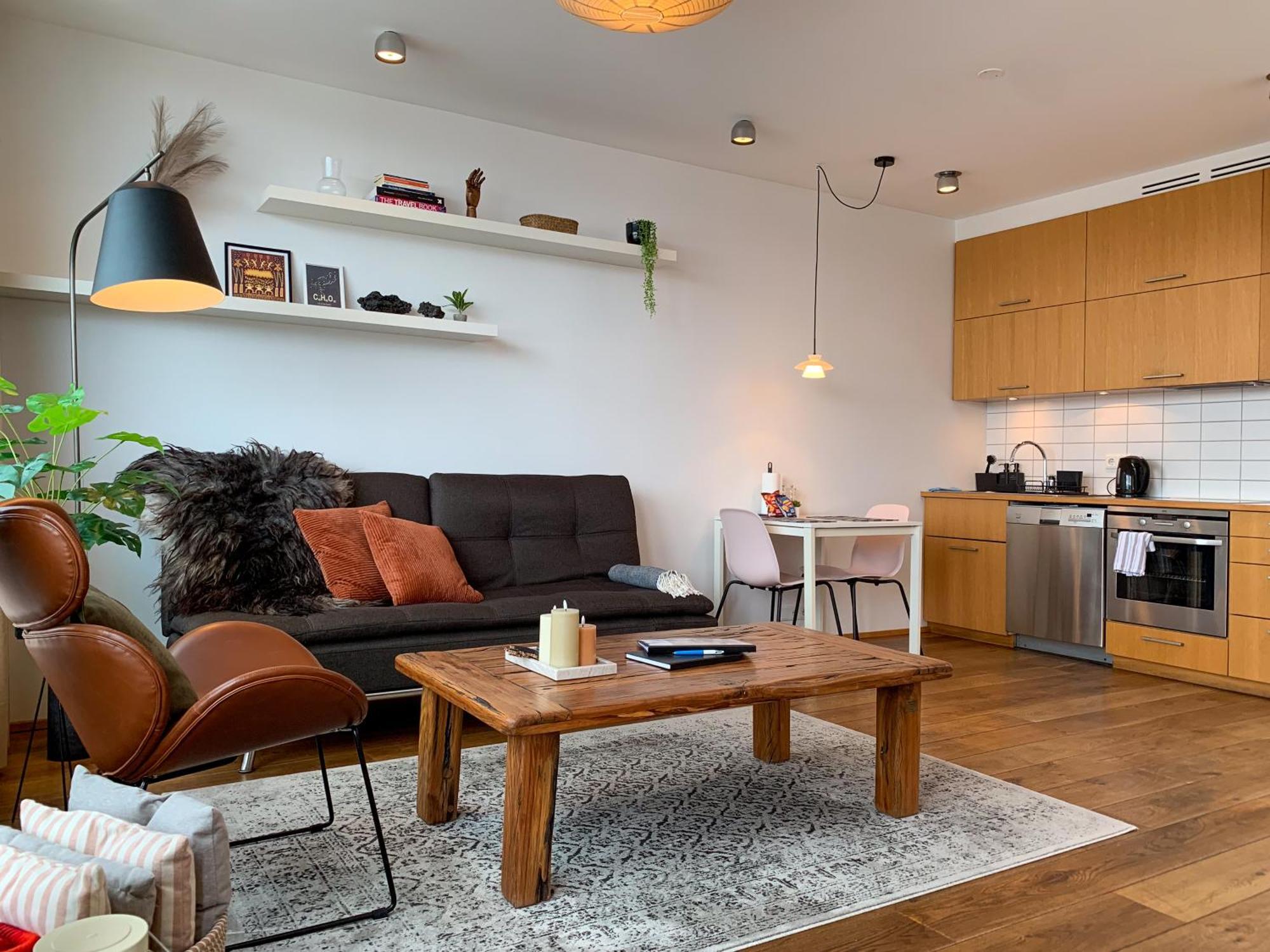 Laugavegur Penthouse Apartment Reykjavik Bagian luar foto